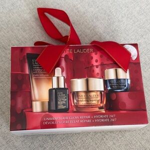 Estee Lauder Red and Gold Skincare Set